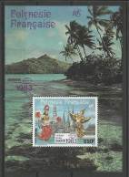 Bloc Polynésie Française 1983 - Usados
