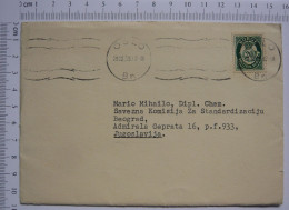 Envelope  - Oslo - Belgrade - 1959 - Postwaardestukken