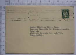 Envelope  - Oslo - Belgrade - 1959 - Ganzsachen