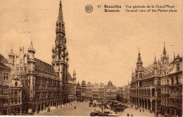 BRUXELLES - Vue Générale De La Grand'Place - Marktpleinen, Pleinen