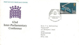 FDC - 62th Inter-Parliamentary Conference - Philatrlic Bureau Edinburgh - 03/09/1975 - 1971-1980 Decimal Issues