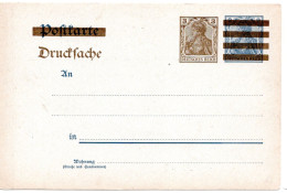 59439 - Deutsches Reich - 1906 - 3Pfg/2Pfg GAKte Germania, Ungebraucht - Covers & Documents