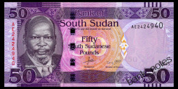 SOUTH SUDAN 50 POUNDS 2015 Pick 14a Unc - South Sudan