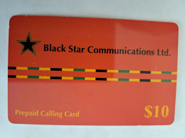 BERMUDA  $10,-  BERMUDA    LOGIC   BLACK STAR  / 8/2001       PREPAID CARD  Fine USED  **14806** - Bermude