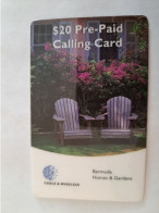 BERMUDA  $20,-   BERMUDA   HOMES & GARDENS   C&W    PREPAID CARD  Fine USED  **14815** - Bermudas