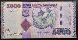 TANZANIA- 5000 SHILLINGS (2010- 2020) - Tanzanie