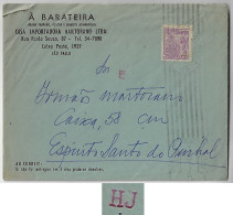 Brazil 1953 Importing House Barateira Cover From São Paulo To Pinhal Stamp Cr$0.60 Electronic Sorting Mark Transorma HJ - Briefe U. Dokumente