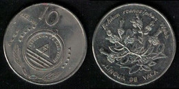 Cap Vert 1994 Pièce De Monnaie Coin 10 Escudos Plante Echium Stenosiphon Lingua De Vaca SU - Kaapverdische Eilanden