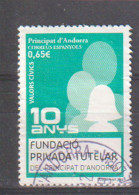 FONDATION TUTÉLAIRE PRIVÉE DE LA PRINCIPAUTÉ D'ANDORRE, Timbre Oblitéré 1 ère Qualité (2018) - Used Stamps