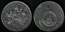 Cap Vert 1994 Pièce De Monnaie Coin 10 Escudos Plante Echium Stenosiphon Lingua De Vaca SU - Cape Verde