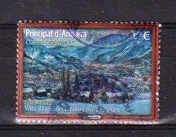 Vues D'Andorra La Vella & Escaldes, Timbre Oblitéré, 1 ère Qualité - Used Stamps