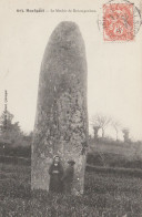 22 - HUELGOAT - Le Menhir De Kerampeulven (mégalithe) - Dolmen & Menhire