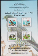 2002-Tunisie/ Y&T 33 - Animaux Particuliers Du Parc National Zembra Et Zmbretta /  Perforated Minisheet .MNH/*** - Rabbits