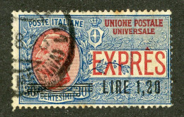 664 Italy 1921 Scott #E10 Used (Lower Bids 20% Off) - Exprespost