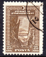 TURKEY - 1929 DEFINITIVE 25k STAMP FINE USED SG 1092 - Gebruikt