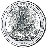 USA EEUU 25 CENTS. QUARTER DOLLAR VOLCANES HAWAI 2012 D O P A ELEGIR UNC NEW - 2010-...: National Parks