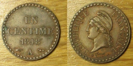 1 Centime 1848 A - 1 Centime