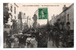 1868, Côte-d'Or, Venarey-les-Laumes Les Laumes-Alésia, Lambert Photo-éditeur, Rue Principale Et Place De La Fête - Venarey Les Laumes