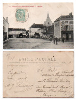 (86) 559, Lussac Les Chateaux, Edit PRP 152, La Place, état !!! - Lussac Les Chateaux