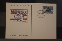 Norwegen, Ganzsache Europa CEPT 1992  NORDIA 92, Gebraucht - 1992