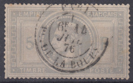 FRANCE : EMPIRE LAURE N° 33 OBLITERATION CHOISIE  - SIGNE BRUN - COTE 1200 € - 1863-1870 Napoléon III Lauré