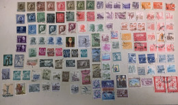 LOT DE 127 TIMBRES OBLITERES EN PAIRES TOUS DIFFERENTS YOUGOSLAVIE - Lots & Serien