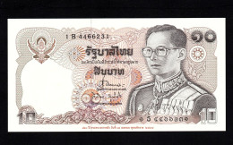 THAILAND P-98  10 BAHT  ND (1995)  - 1 B -  UNC  NEUF  SIN CIRCULAR - Thailand