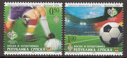 Bosnia Serbia 2006 FIFA WORLD CUP Germany Championship Football Soccer, Set MNH - 2006 – Deutschland