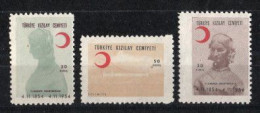 1954 TURKEY CENTENARY OF THE VISIT OF FLORENCE NIGHTINGALE MNH ** - Liefdadigheid Zegels