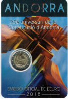 EUROS ANDORRA SET 20158  Constitution COMMERATIF - Andorre