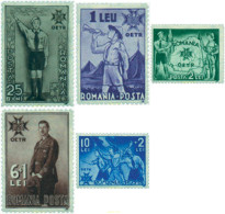 234272 HINGED RUMANIA 1935 5 ANIVERSARIO DEL REINADO DE CARLOS II - Andere & Zonder Classificatie