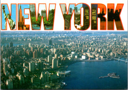 New York City Panoramic Aerial View Of Manhattan - Manhattan