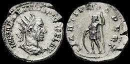 Aemilian AR Antoninianus Mars Standing Left - La Dinastía De Los Severos (193 / 235)