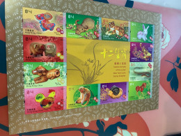 Hong Kong New Year Zodiac 2023  Horse Ox Monkey Dog Snake Rat Ram Tiger Rabbit Cock Dragon 12 Diff MNH - Unused Stamps