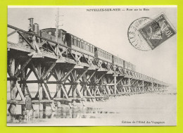 80 NOYELLES SUR MER CPM TRAIN VOIR DOS Train Pour Cayeux Pont  Sur La Baie De Somme Locomotive à Vapeur - Noyelles-sur-Mer