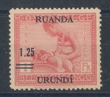 Ruanda-Urundi N°90* - Unused Stamps