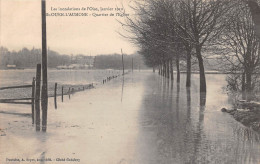 SAINT OUEN L'AUMONE - Quartier De L'Eglise - Inondations Janvier 1910 - Saint-Ouen-l'Aumône