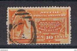 U.S.A.:  1884/94  EXPRESS  -  10 C. USED  STAMP  -  YV/TELL. 5 - Special Delivery, Registration & Certified