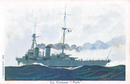 ILLUSTRATEUR - HAFFNER - LE CROISEUR "FOCH" - MARINE MILITAIRE - LIGUE MARITIME ET COLONIALE - Haffner