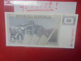 SLOVENIE 50 TOLARJEV 1990 Peu Circuler Presque Neuf (B.30) - Slovenia