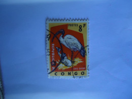 CONGO  USED STAMPS  BIRDS - Altri & Non Classificati