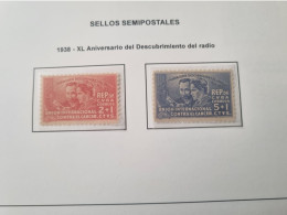 CUBA  NEUF  1938 à 1958  SELLOS-TIMBRES-   SEMIPOSTALES  //  PARFAIT  ETAT  //  1er  CHOIX  // COMPLET - Ongebruikt