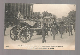 Cp, événement, Funérailles Nationales De M. Berteaux, Ministre De La Guerre, Le Cercueil, Devant La Chambre Des Députés - Funerales