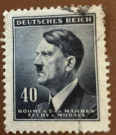 Bohemia & Moravia 1942 Hitler 40 H - Used - Used Stamps