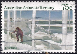 AUSTRALIAN ANTARCTIC TERRITORY (AAT) 1987 QEII 75c Multicoloured, Scenes-Coastline SG74 Used - Gebruikt