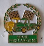 Pin's  Transport  Camion  Vert, Sport  Automobile  GRAND  PRIX  CAMION  92 - Transports