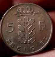 Belgique, 5 Francs,1967, Boudouin I, Perfect, Agouz - 5 Francs
