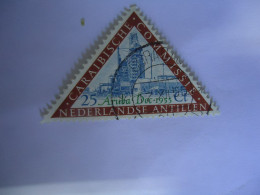 ANTILLES NETHERLAND USED   STAMPS  INDUSTRY  WITH POSTMARK 1955 - Curaçao, Nederlandse Antillen, Aruba