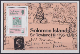 F-EX43038 SOLOMON MNH 1979 CENTENARY OF DEATH ROWLAND HILL. - Rowland Hill