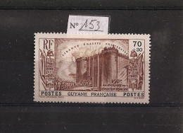 GUYANE FRANCAISE / N° 153 NEUF * - Nuevos